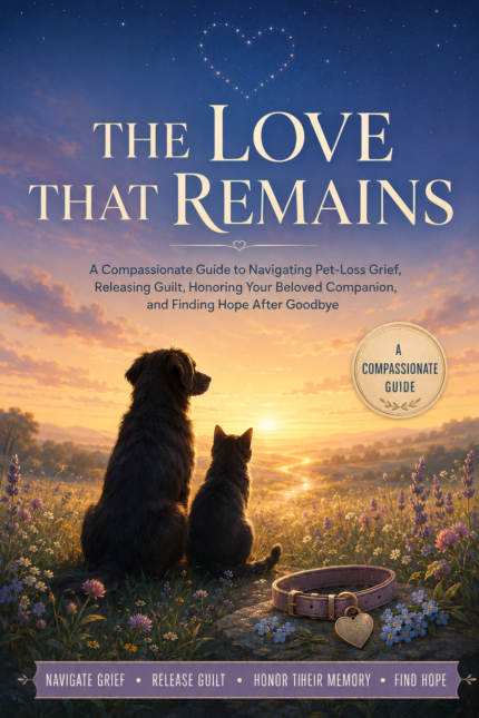 The Love That Remains：A Compassionate Guide to Navigating Pet-Loss Grief, Releasing Guilt, Honoring Your Beloved Companion, and Finding Hope After Goodbye